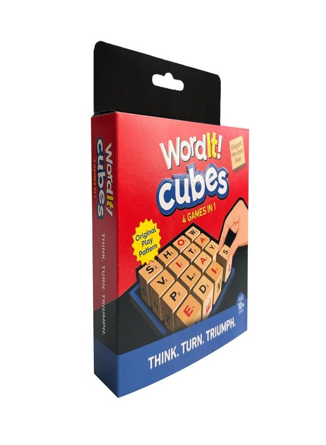 WordIt! Cubes | Original Play Pattern | Eco-Friendly Wooden Word Game Set | Educational, Portable, Fun | Engaging Game for Kids, Adults and Families, 4 Games Inside (Pack of One) - Image 3
